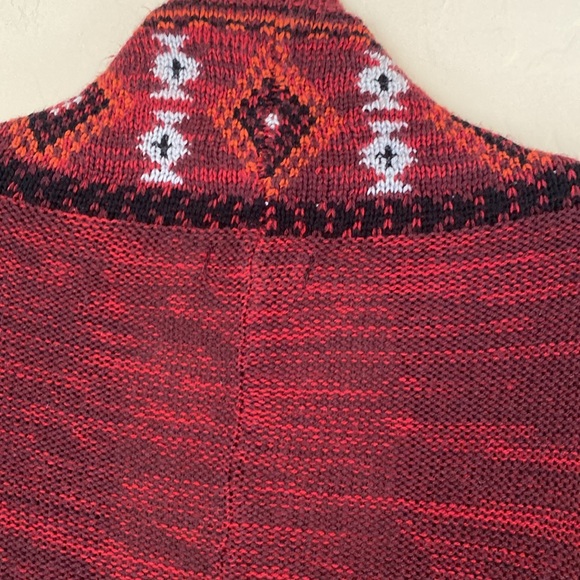 My Michelle, XL, sweater cardigan with Aztec print and fringe - Picture 7 of 7